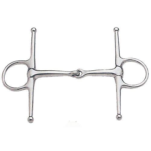 Rubber Double Jointed Full Cheek Snaffle